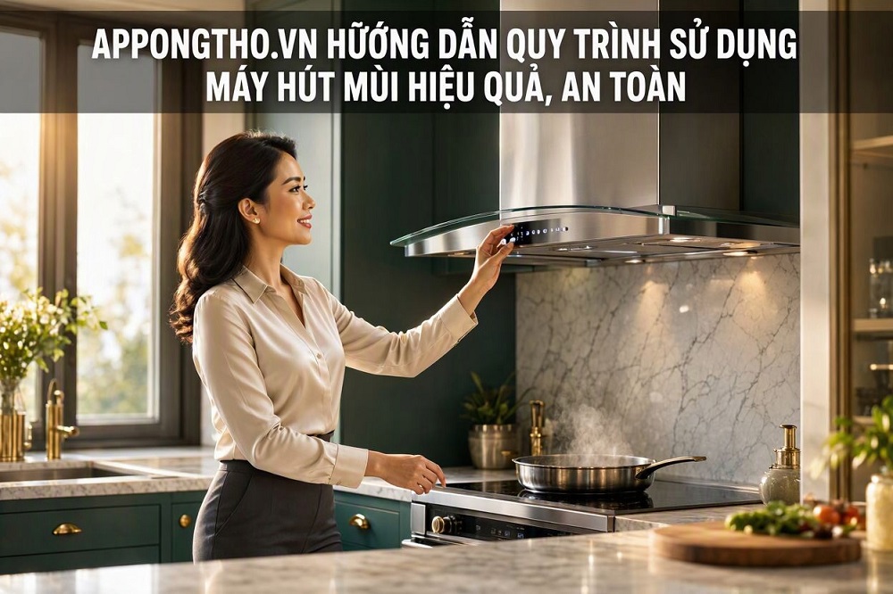 Lời khuyên sử dụng máy hút mùi