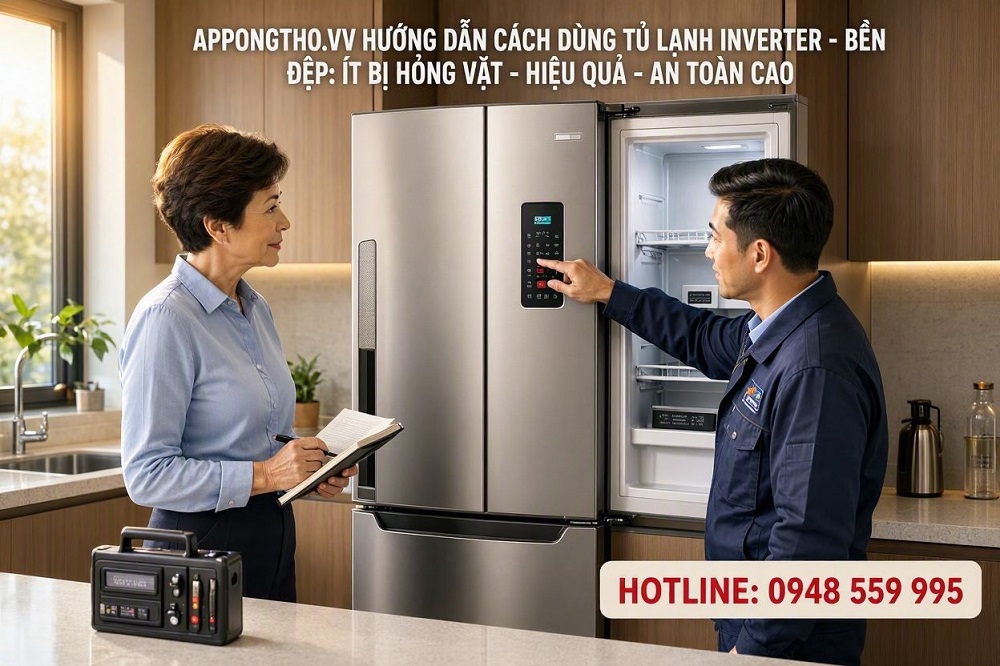 Cách sử dụng tủ lạnh Inverter hiệu quả và bền lâu