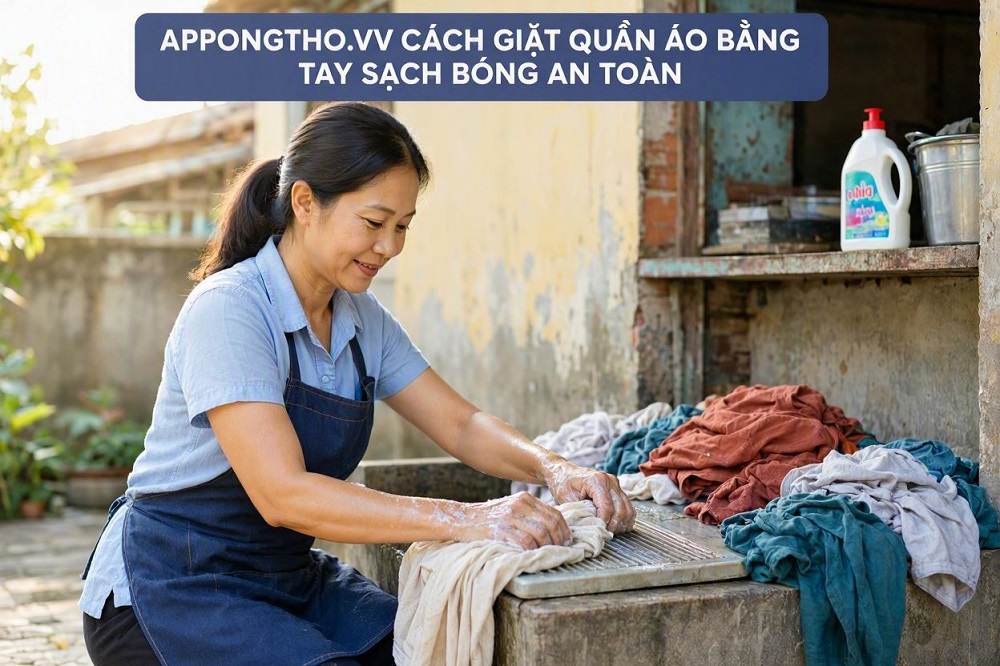 Giặt quần áo bằng tay là gì?