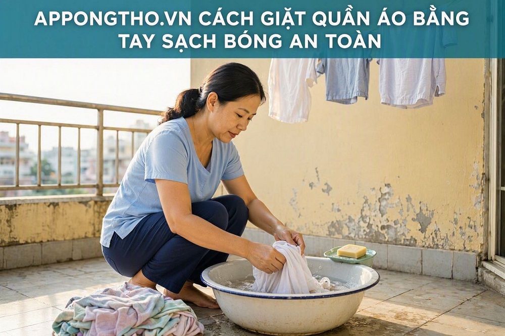 Mẹo để giặt tay sạch hơn