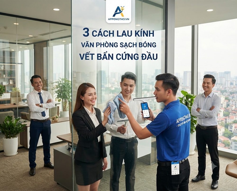 Lau kính văn phòng các vết cứng đầu là gì?