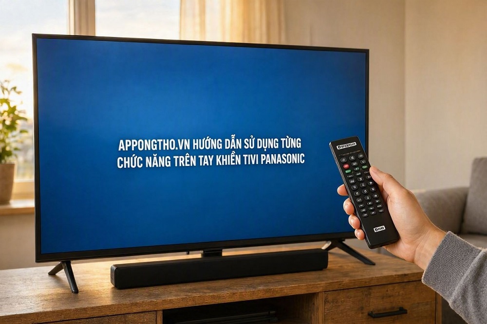 Cách Sử Dụng Điều Khiển Tivi Panasonic Hiệu Quả Từ A - Z