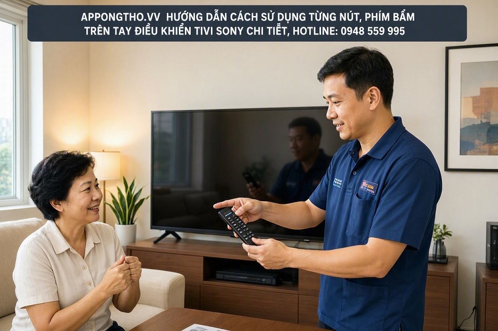 Các loại tay khiển tivi Sony phổ biến