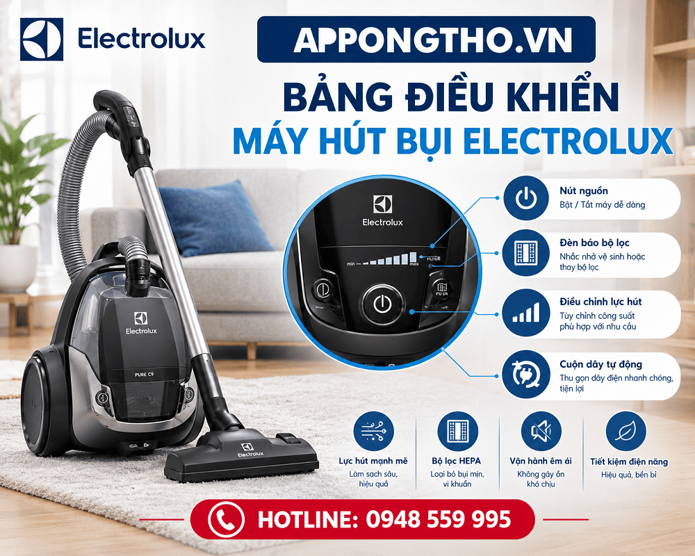 Hướng Dẫn Sử Dụng Máy Hút Bụi Electrolux Hiệu Quả An Toàn