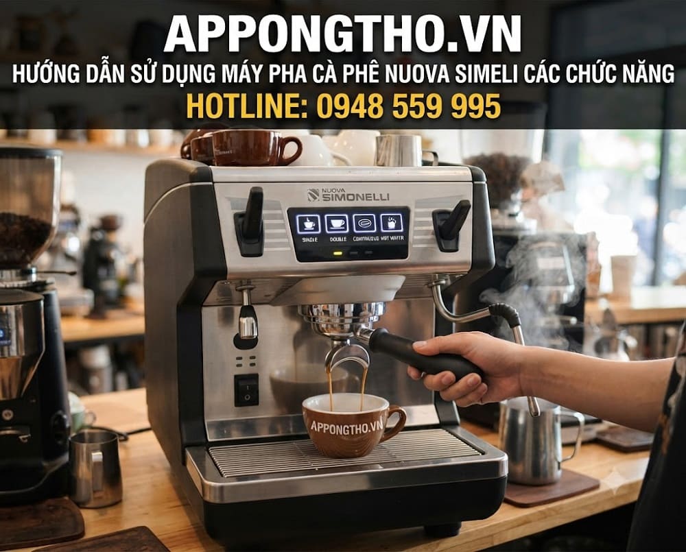 Hướng Dẫn Sử Dụng Máy Pha Cà Phê Nuova Simonelli Hiệu Quả