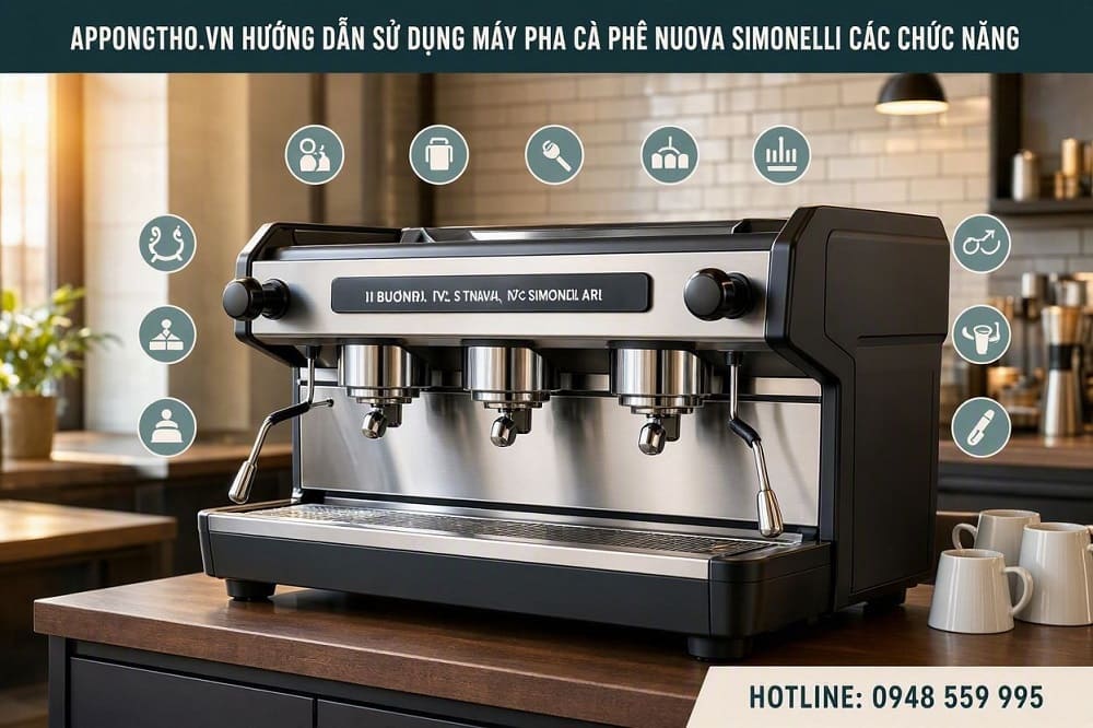 Sử dụng máy pha cà phê Nuova Simonelli là gì?