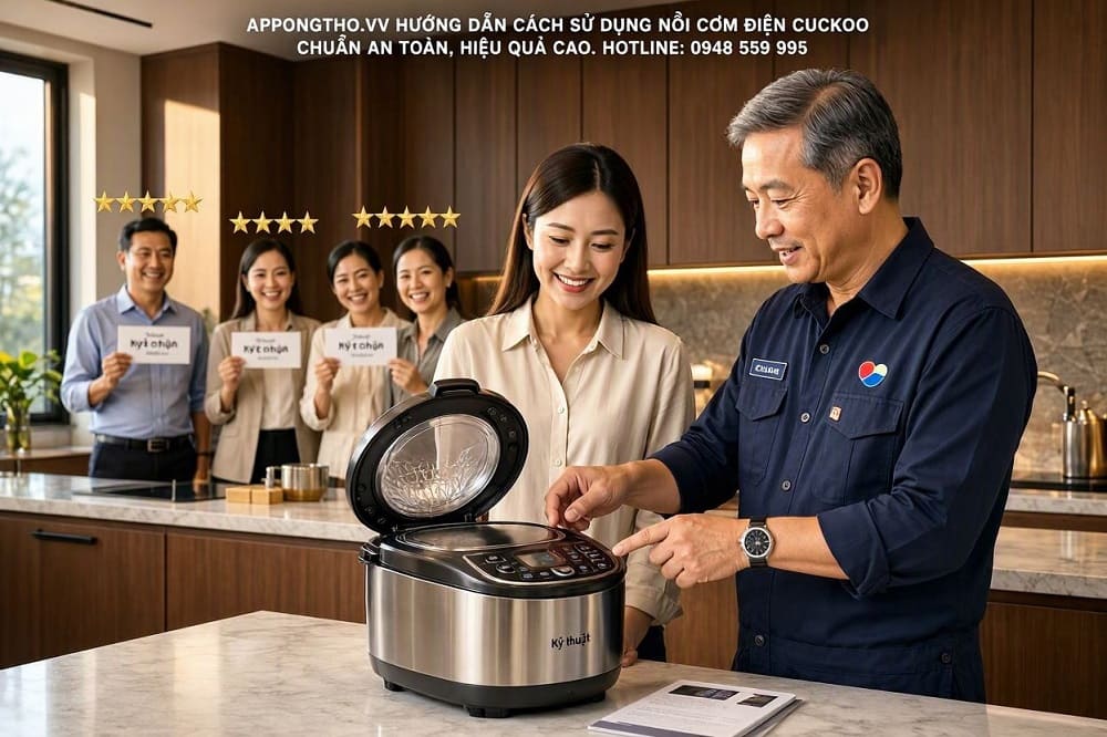 Hướng Dẫn Sử Dụng Nồi Cơm Điện Cuckoo Hiểu Quả An Toàn