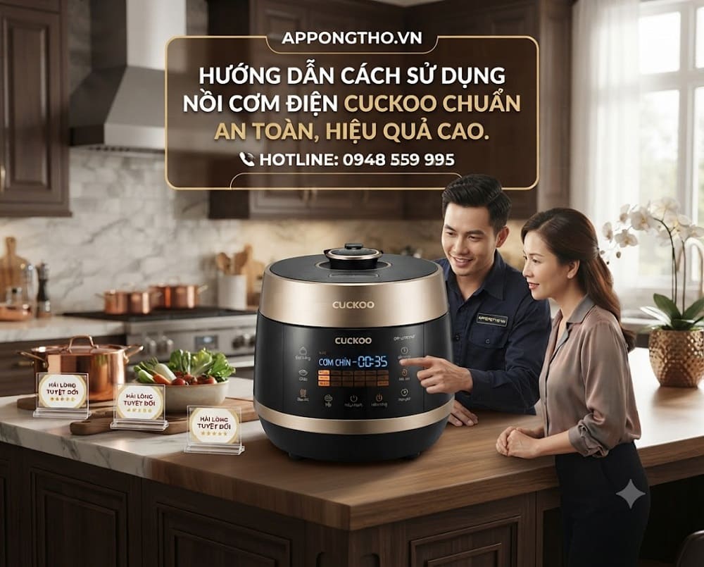 Điểm đặc biệt khi sử dụng nồi cơm điện Cuckoo