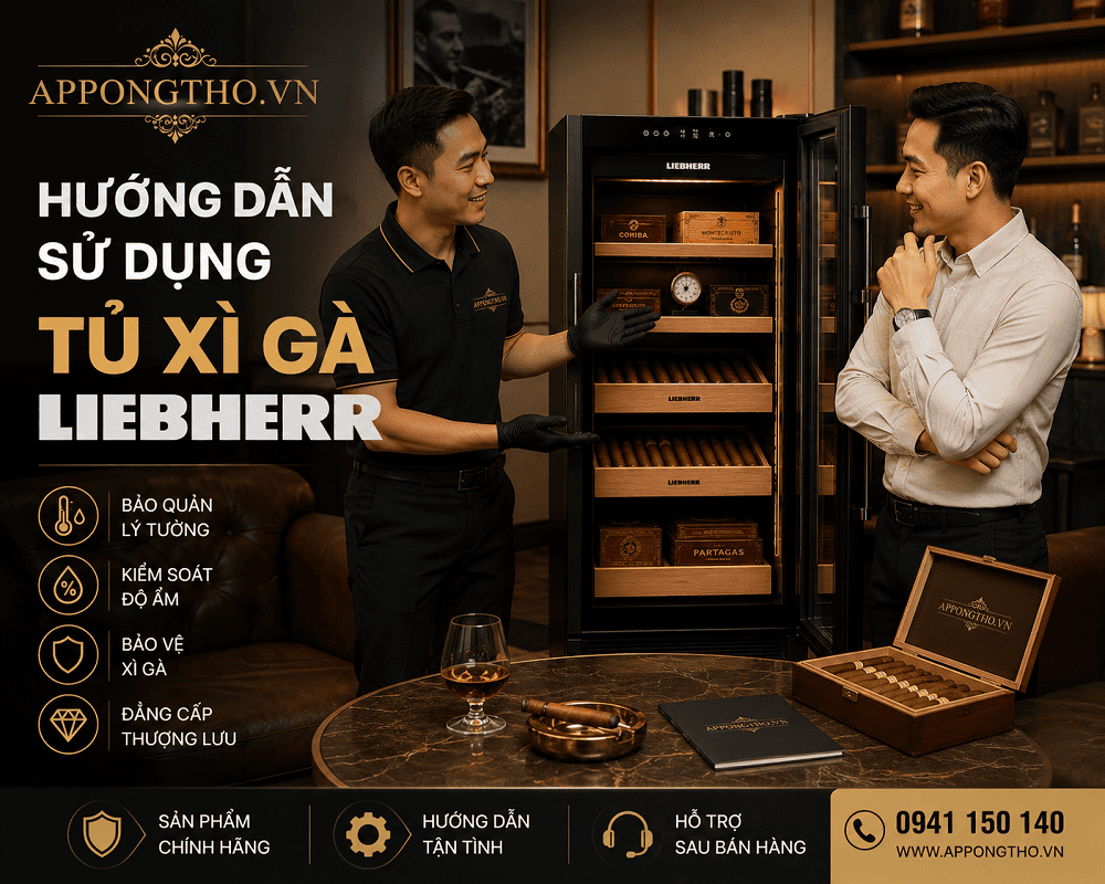 Hướng Dẫn Sử Dụng Tủ Xì Gà Liebherr Tối Ưu Hiệu Quả Cài Đặt