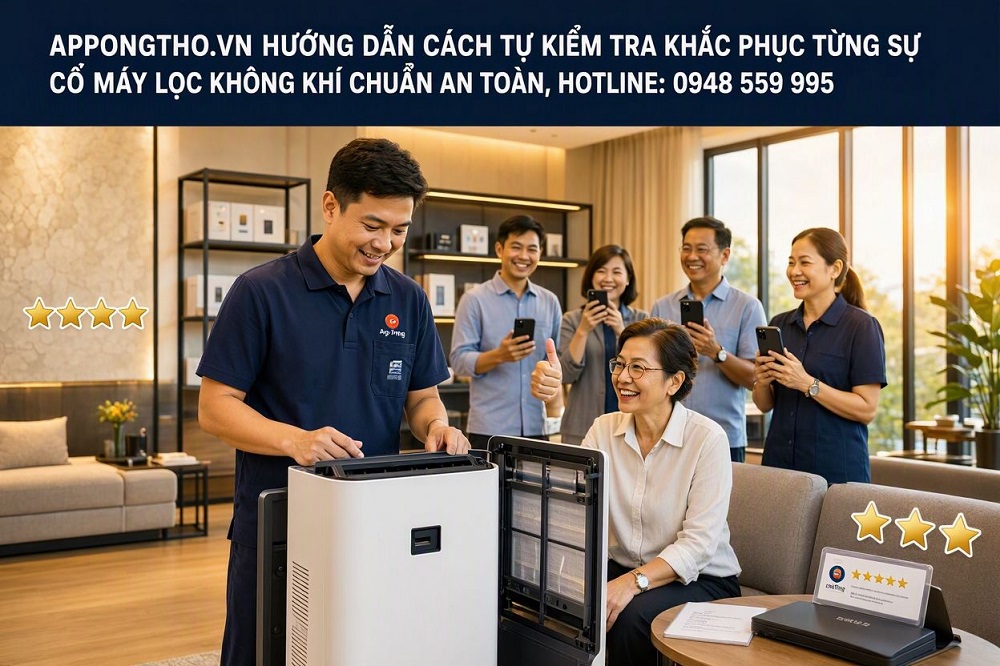 Cách Kiểm Tra Máy Lọc Không Khí Gia Đình Không Cần Thợ