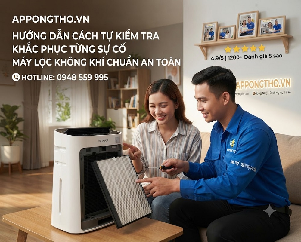 Máy lọc không khí thường gặp những hư hỏng gì?