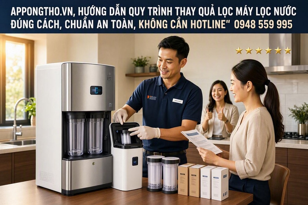 Khi nào cần thay quả lọc máy lọc nước?