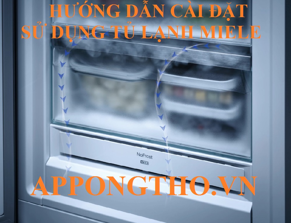 1. Cách Bật / tắt tủ (On/Off) trên tủ lạnh Miele