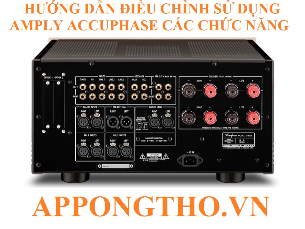 A. Ưu điểm vượt trội của Amply Accuphase