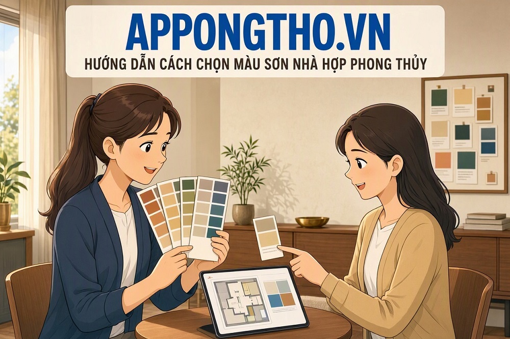 Chọn Màu Sơn Nhà Theo Mệnh Một Cách Rất Phong Thủy Tam Hợp