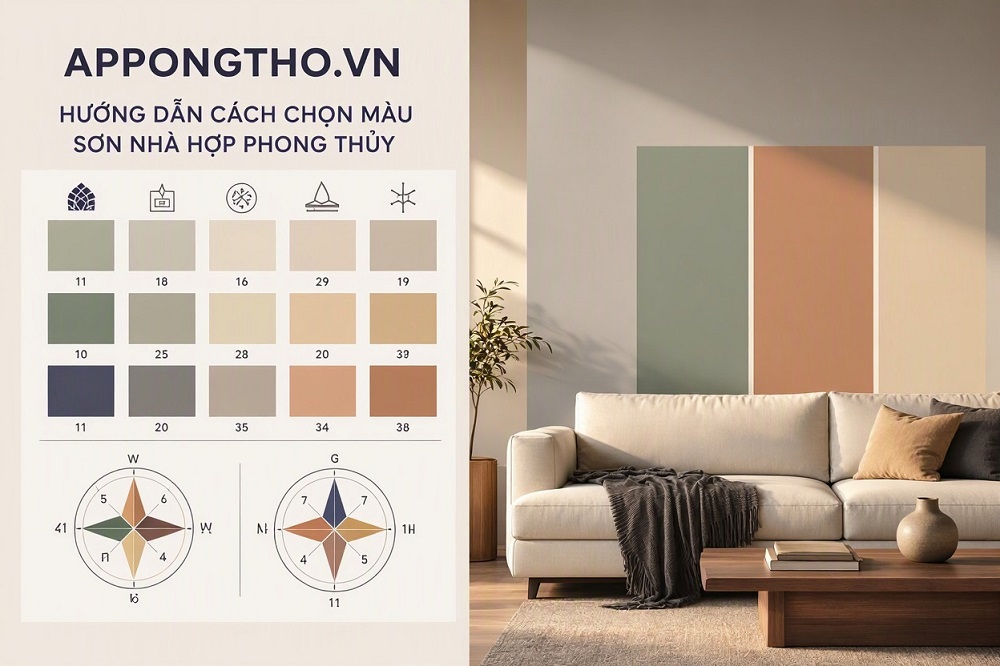 Tầm quan trọng khi chọn đúng màu sơn nhà hợp mệnh