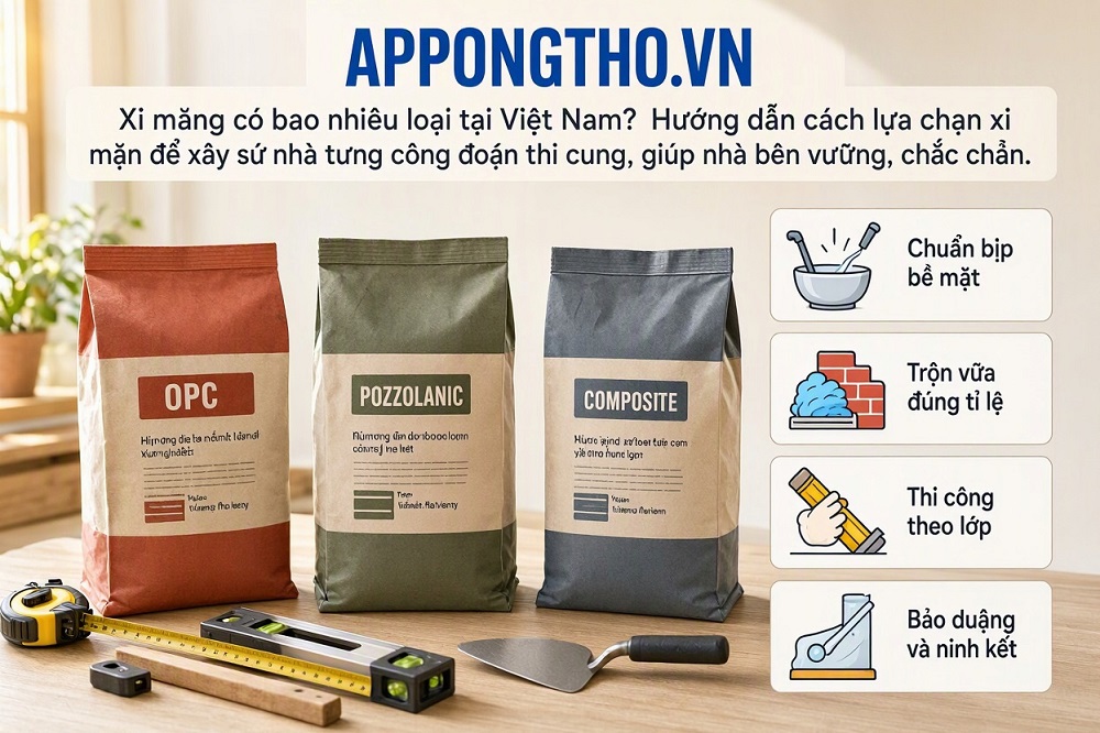 7 Tiêu chí lựa chọn xi măng loại tốt