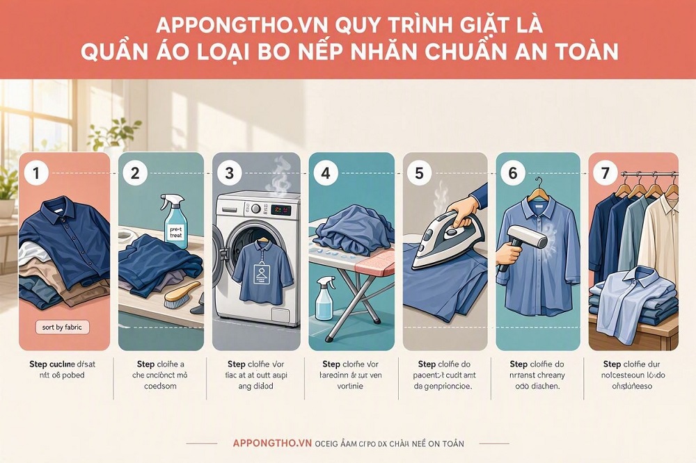 Giặt là quần áo là gì? 