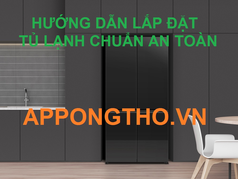 10 Sự cố khi lắp tủ lạnh cần chú ý