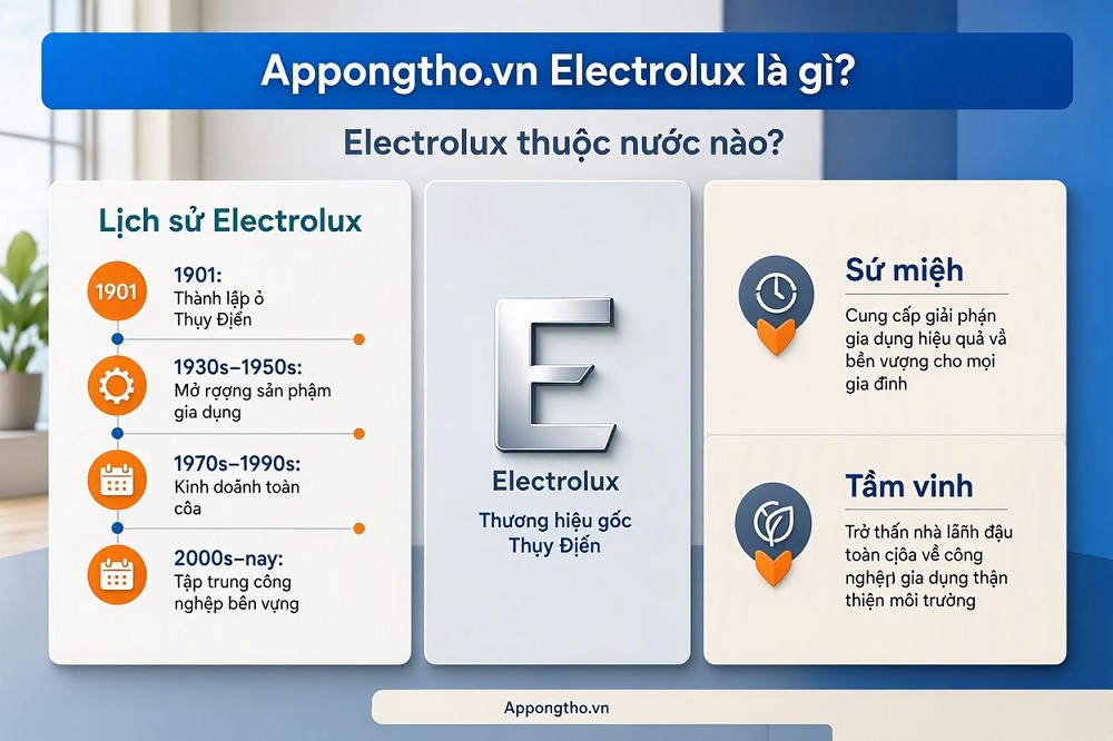 Electrolux khác gì so với các hãng khác?