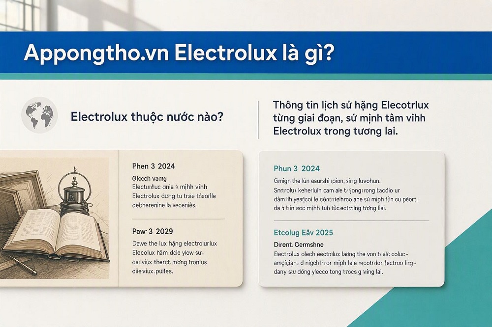 Tầm nhìn mục tiêu hãng Electrolux trong tương lai