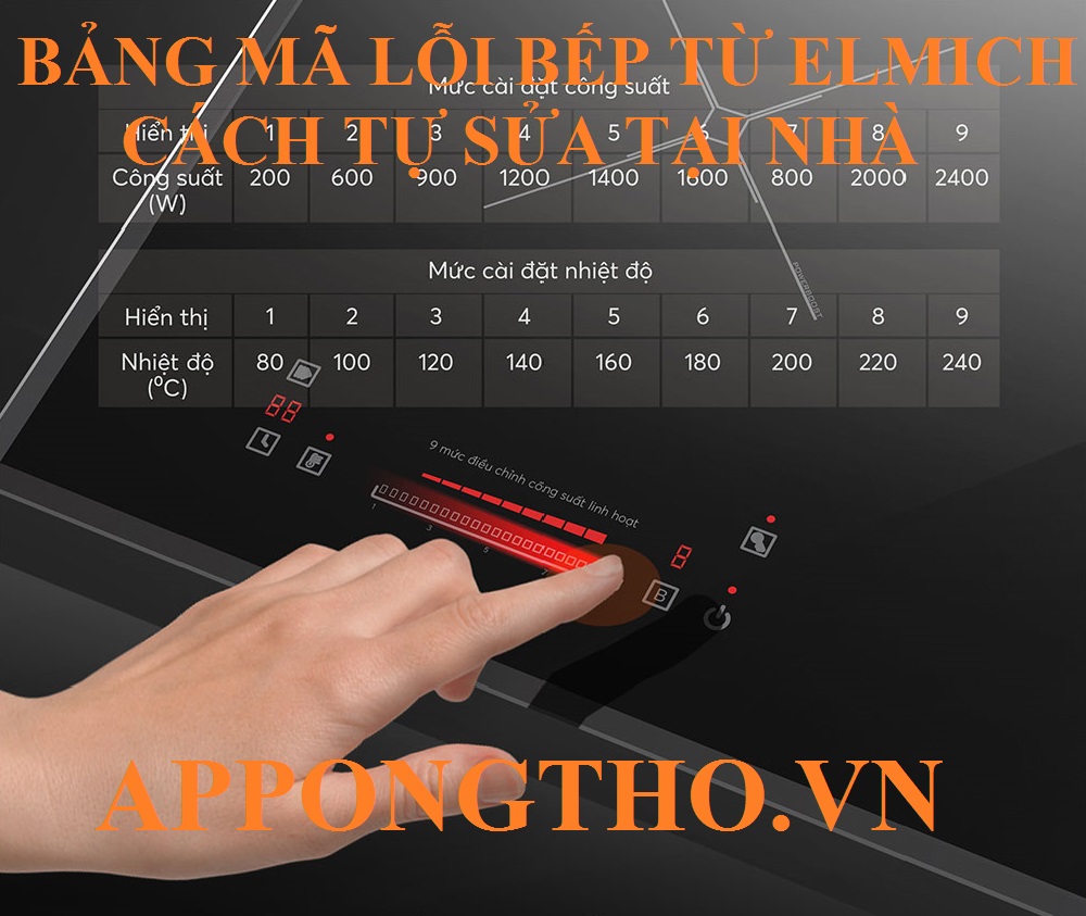 Cách phòng tránh bếp từ Elmich báo lỗi