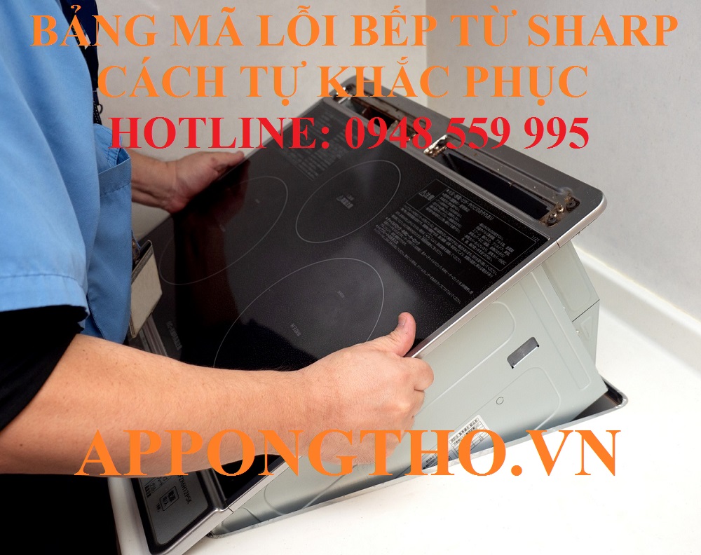 Bảng Mã Lỗi Bếp Điện Từ Sharp Nội Địa Nhật 110V & 220V Đầy Đủ