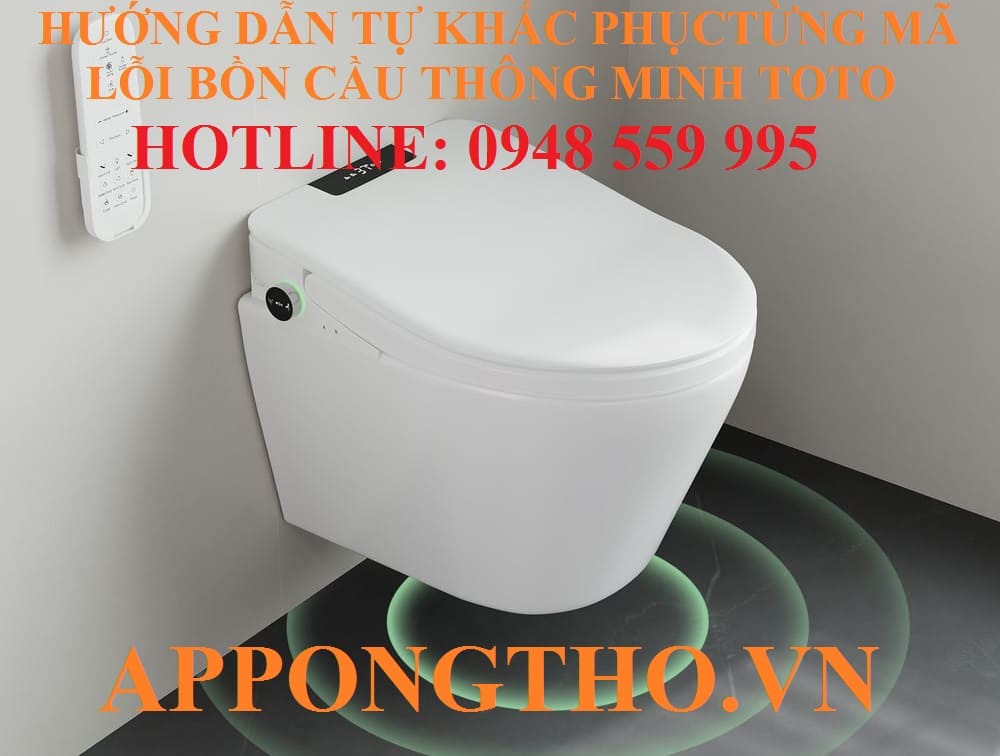 1. Bồn cầu TOTO báo lỗi E01, Power – Lỗi nguồn điện