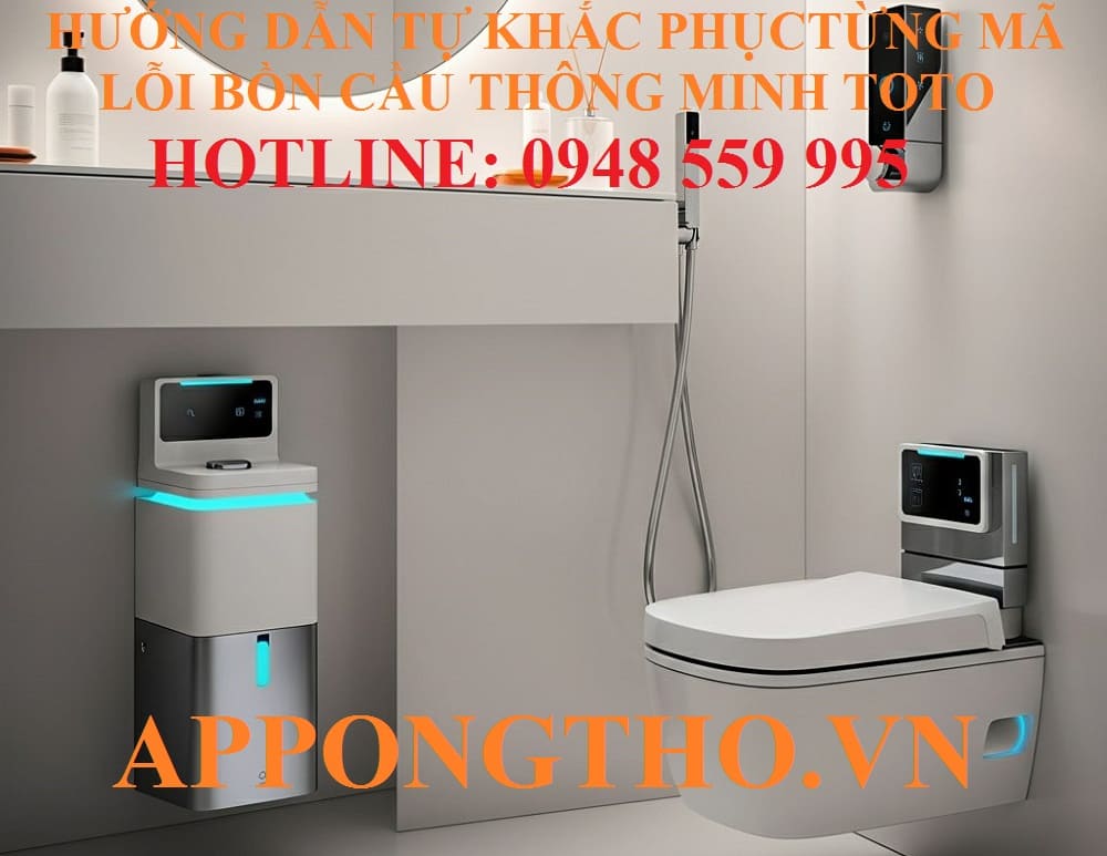 Dịch vụ sửa mã lỗi bồn cầu TOTO tại App ong Thợ