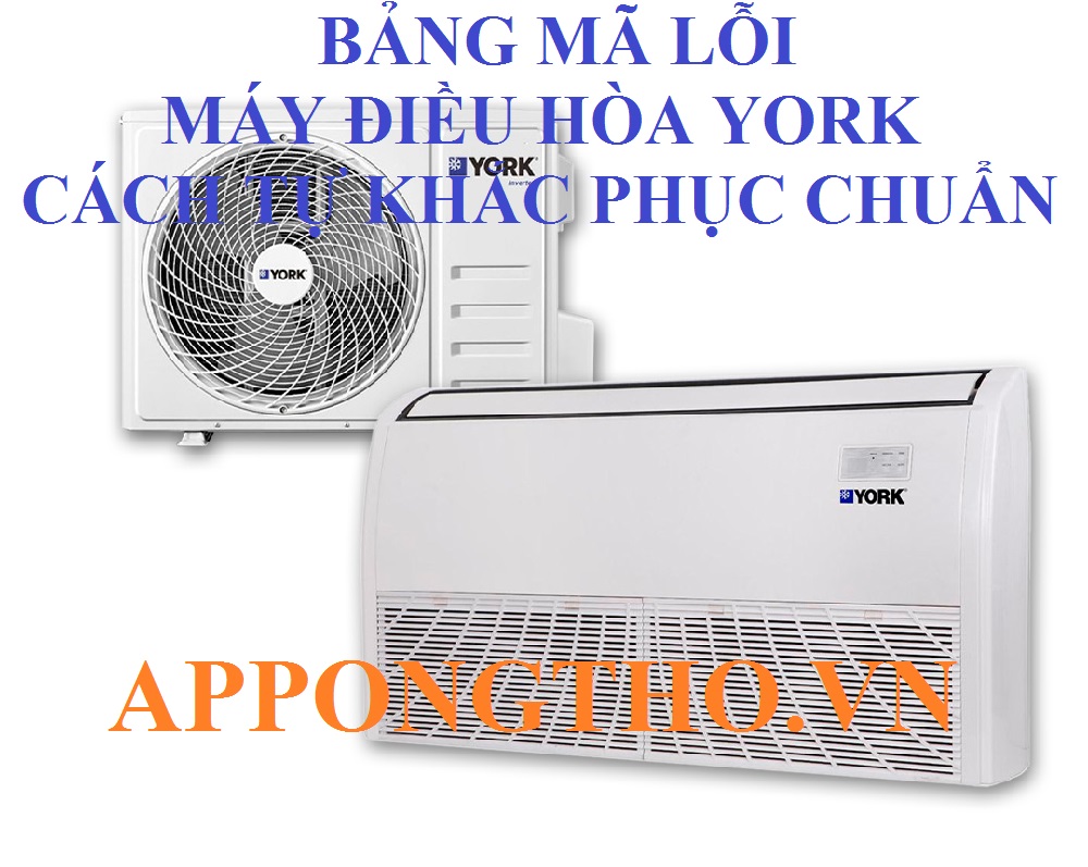 Bảng mã lỗi điều hòa York