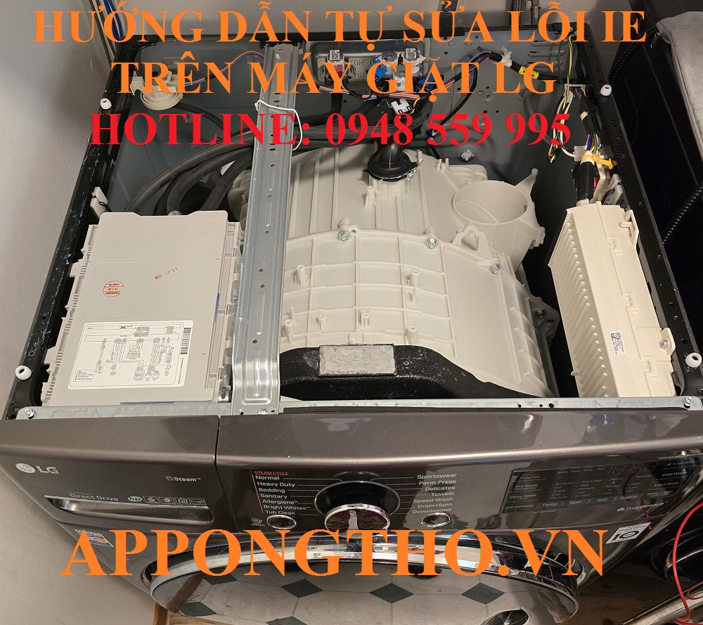 Mã lỗi IE trên máy giặt LG là gì?