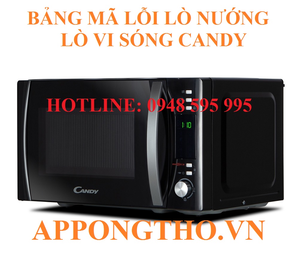 Dịch vụ sửa lỗi lò nướng, lò vi sóng Candy