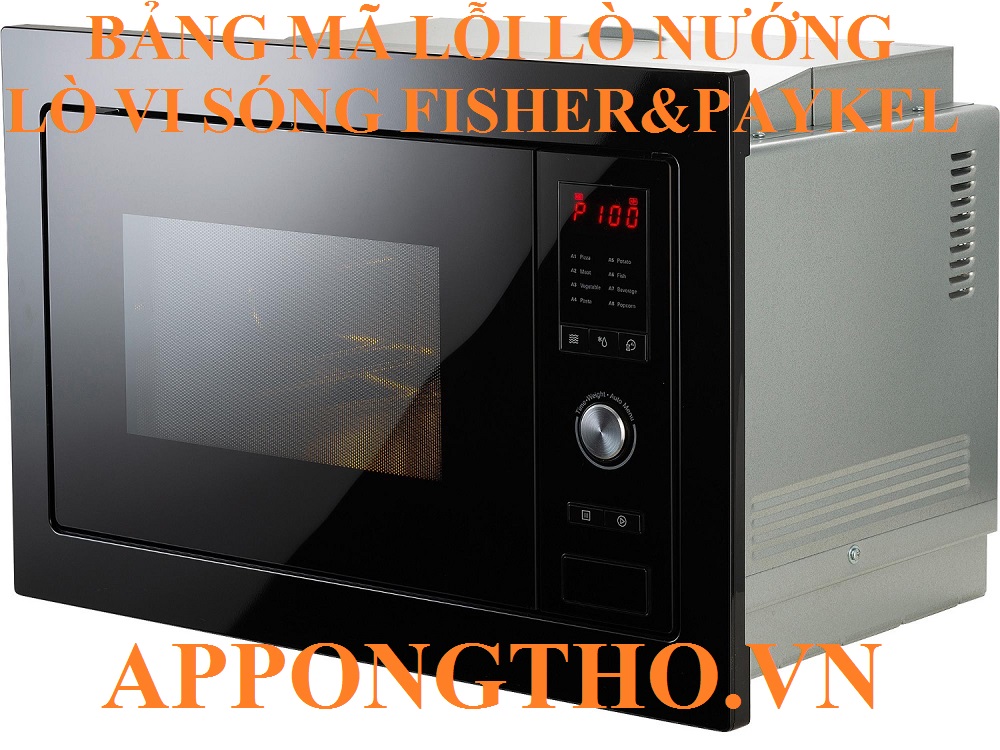Lợi ích khi người dùng hiểu mã lỗi trên lò Fisher & Paykel