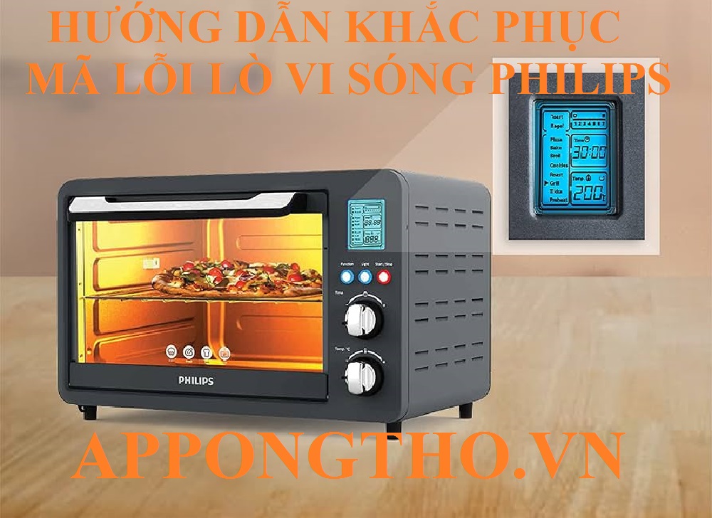 🔧 11. Lò vi sóng Philips báo lỗi E13: lỗi relay đóng/ngắt