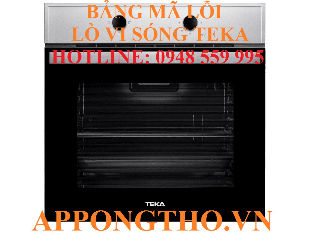 Mã lỗi lò nướng & lò vi sóng Teka là gì?