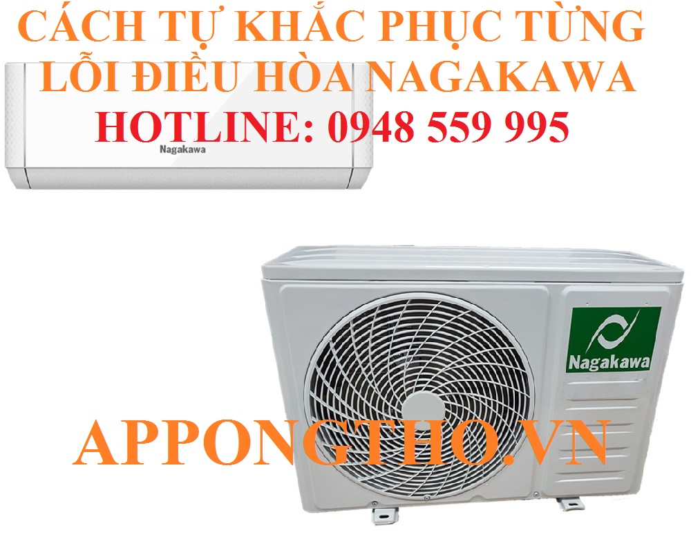 Dịch vụ sửa lỗi trên điều hòa Nagakawa uy tín tại App Ong Thợ