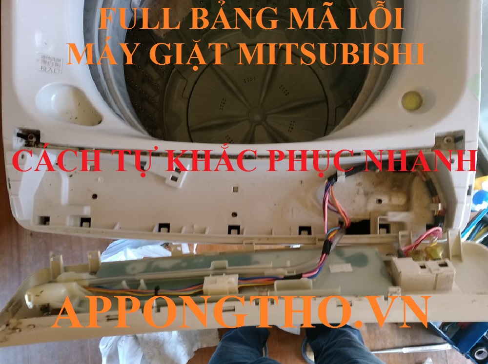 1. Khắc phục không xả/thoát nước (E1, U11)