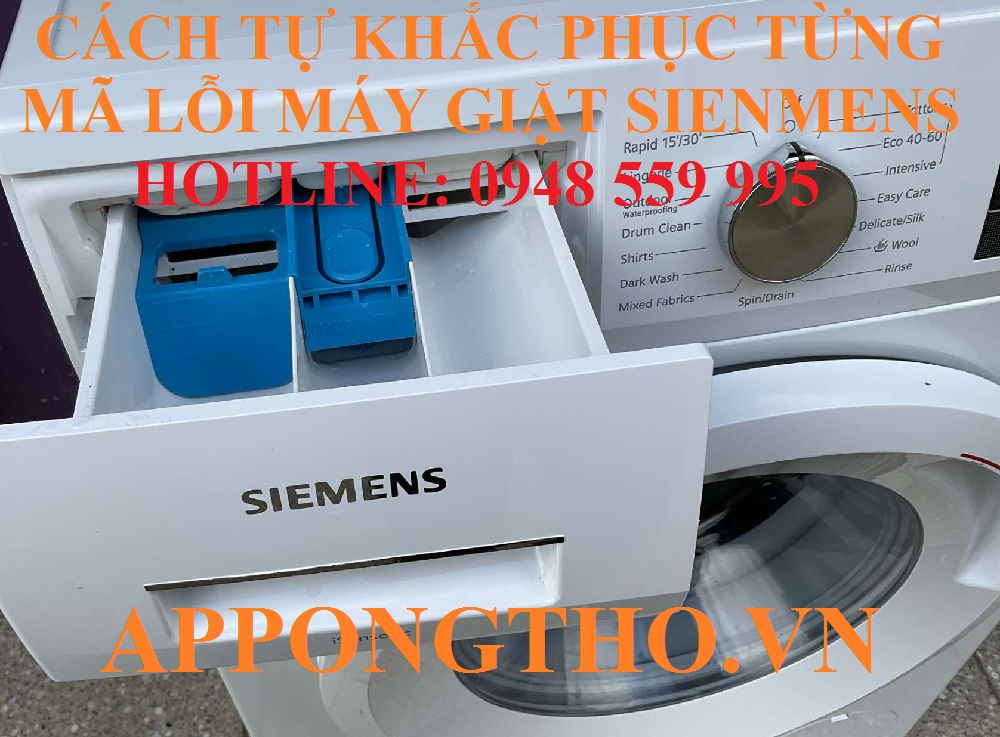 15. Máy giặt Siemens lỗi E27 / F27 – Cảm biến áp suất