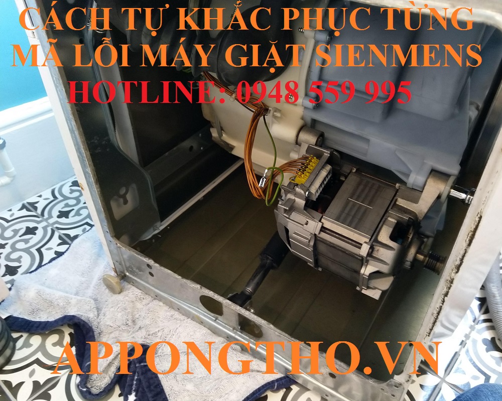 Dịch vụ sửa các mã lỗi máy giặt Siemens uy tín tại App Ong Thợ