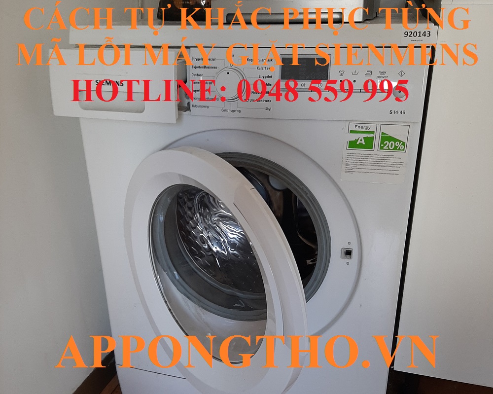 9 Cách phòng tránh máy giặt Siemens báo lỗi