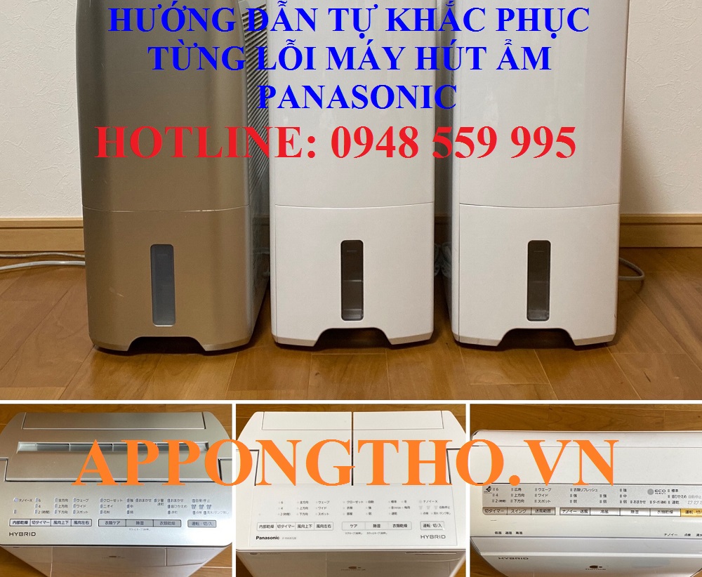 8. Khắc phục trao đổi nhiệt kém (H23) máy hút ẩm Panasonic