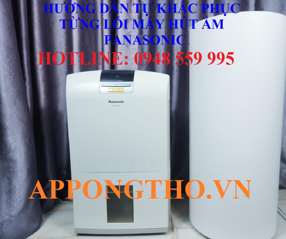 4. Khắc phục lỗi bo (E5, H11, H53, F90, F96) máy hút ẩm Panasonic