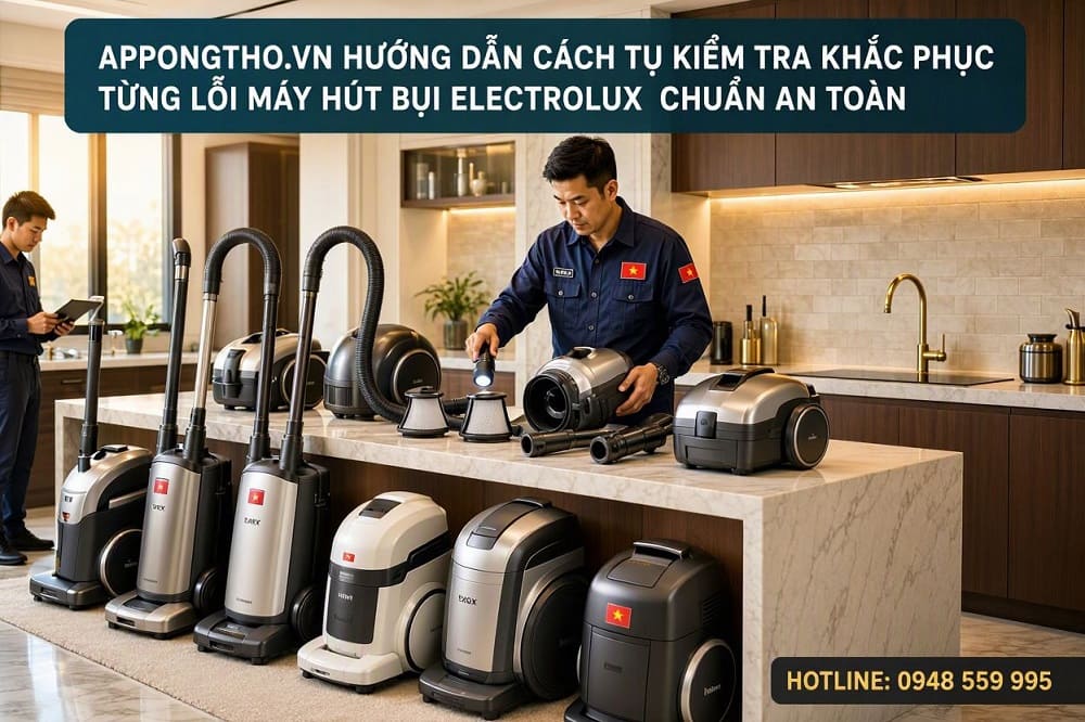 6 Cách phòng tránh máy hút bụi Electrolux báo lỗi