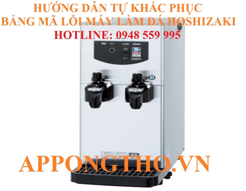 1. Máy làm đá Hoshizaki báo lỗi E0, E9 – Bo mạch