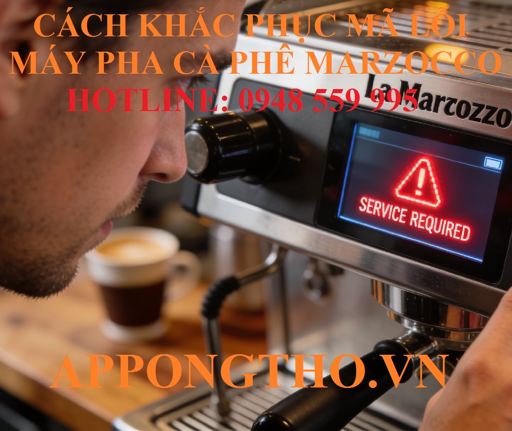 1. Khắc phục thiếu nước (Autofill / Tank) trên máy pha Cafe La Marzocco