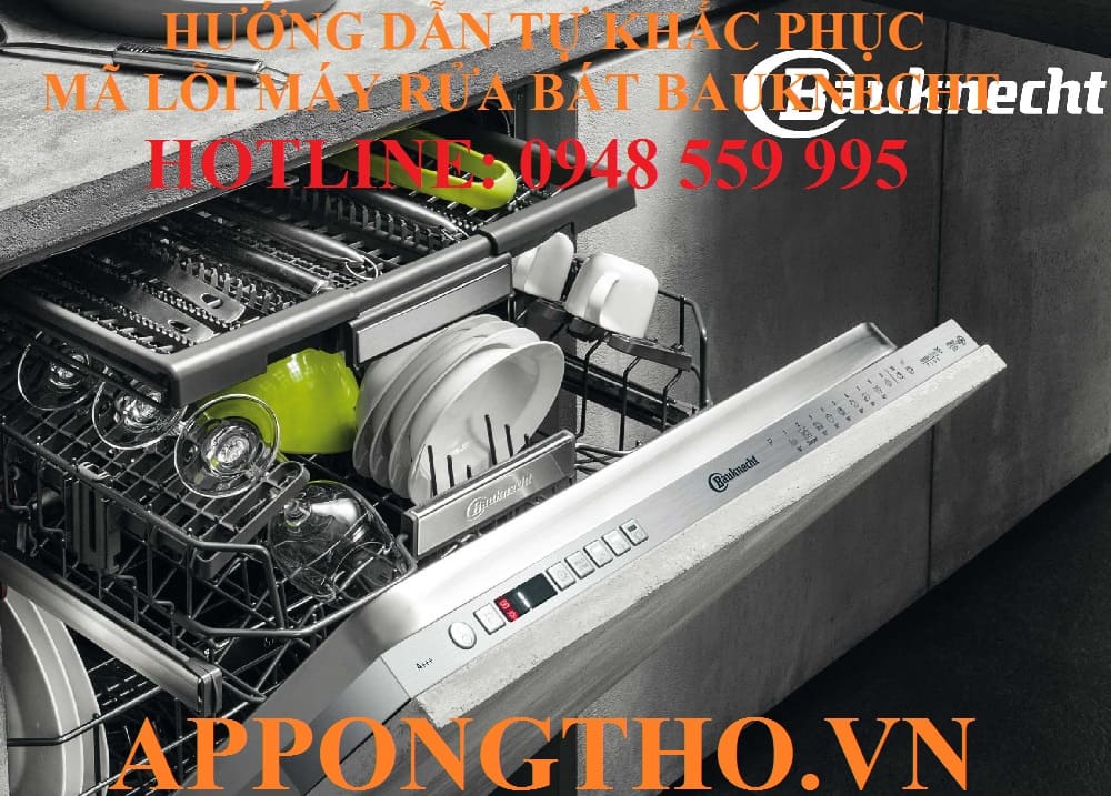 1. Máy rửa bát Bauknecht báo lỗi F1, E2, AL04 – Cảm biến nhiệt