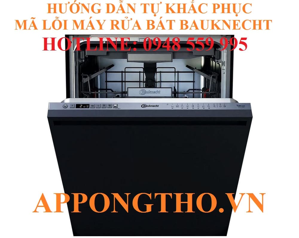 21. Máy rửa bát Bauknecht báo lỗi F14 – Rơ-le nhiệt