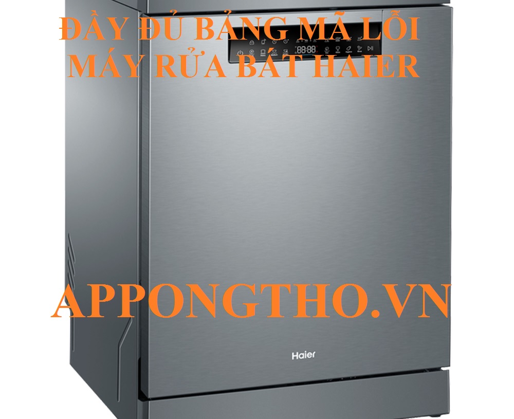 8 Cách phòng tránh máy rửa bát Haier báo lỗi