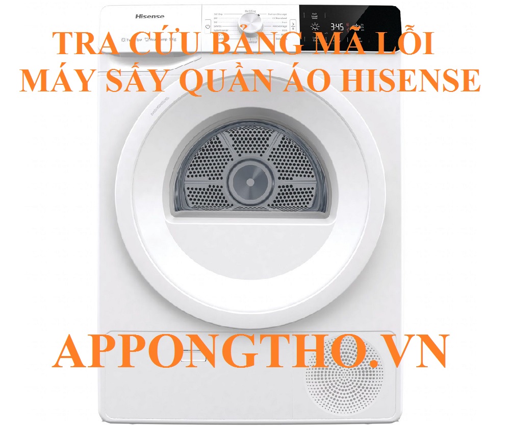 6 Cách phòng tránh máy sấy quần áo Hisense báo lỗi