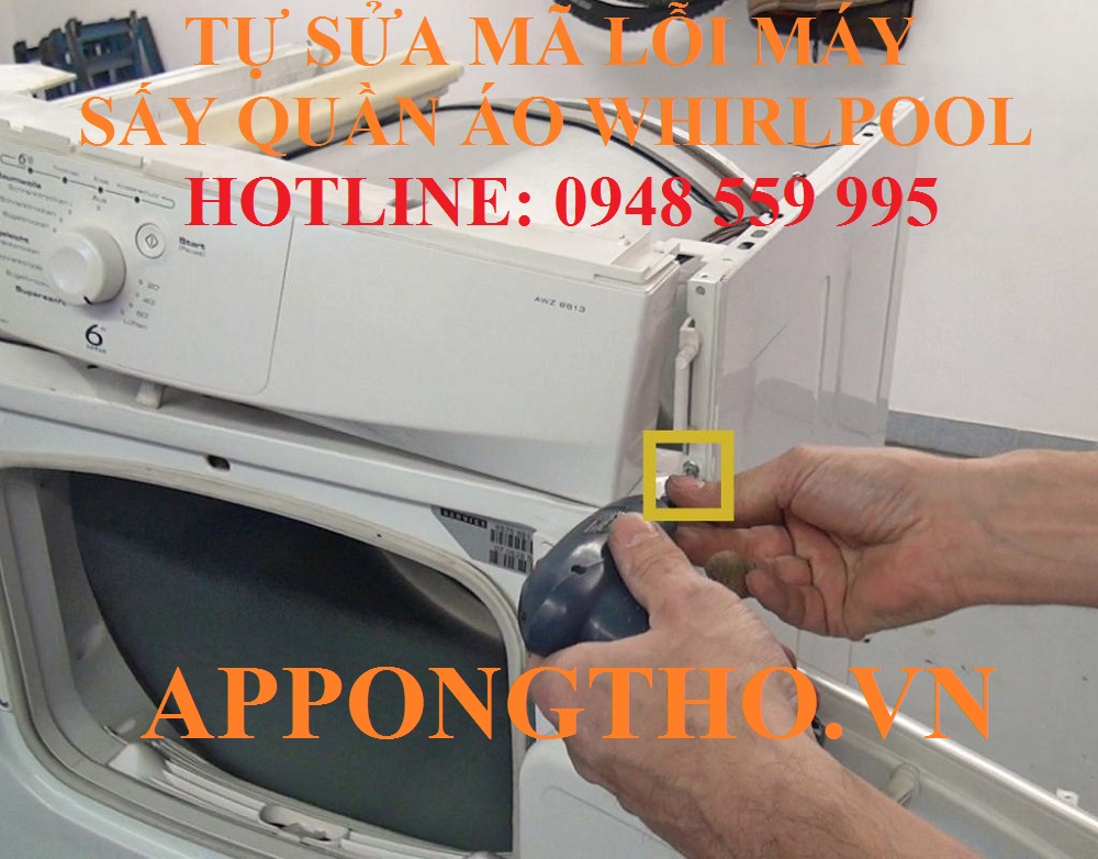 Bảng mã lỗi máy sấy quần áo Whirlpool